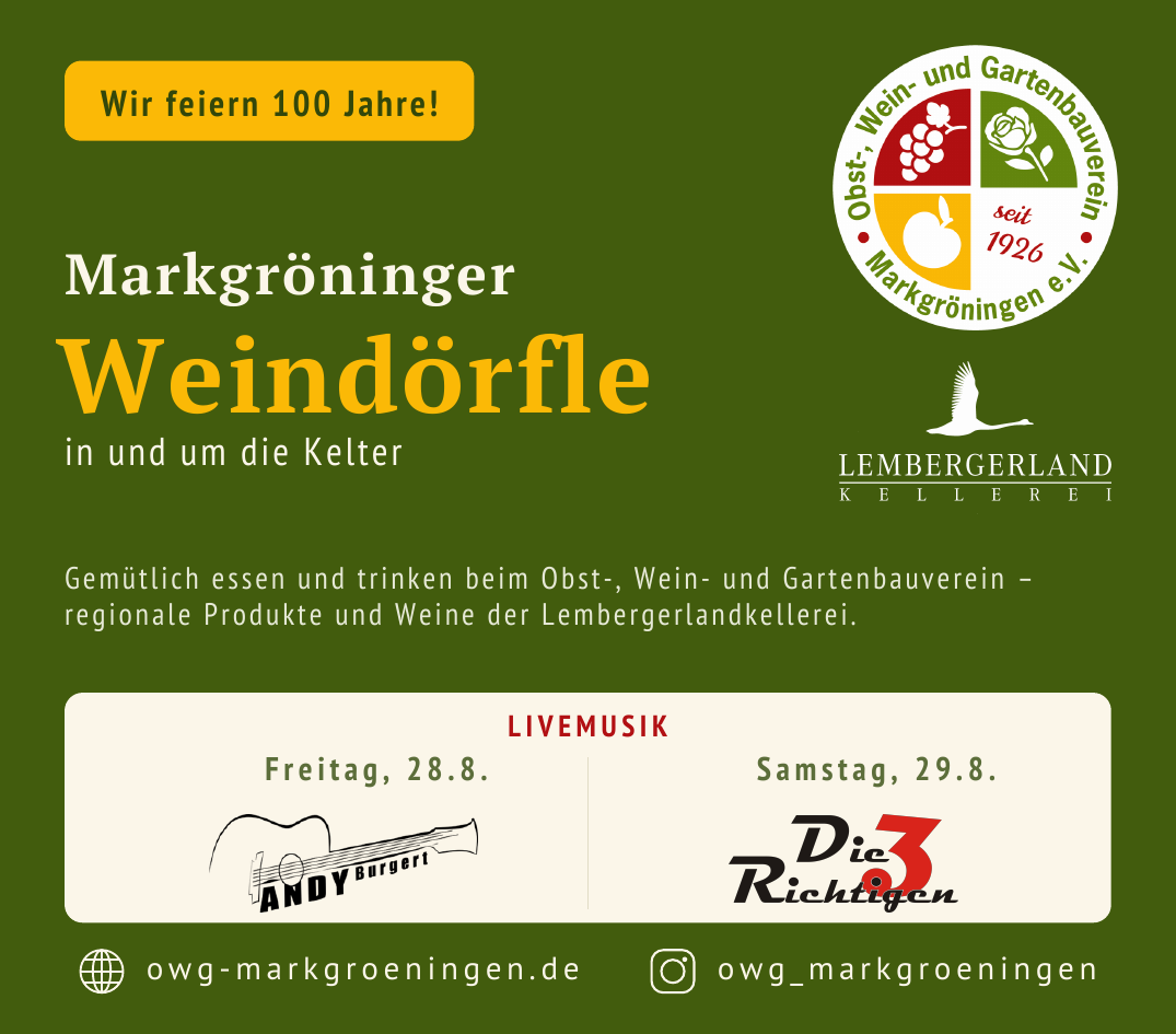 OWG Weindoerfle Anzeige 2026