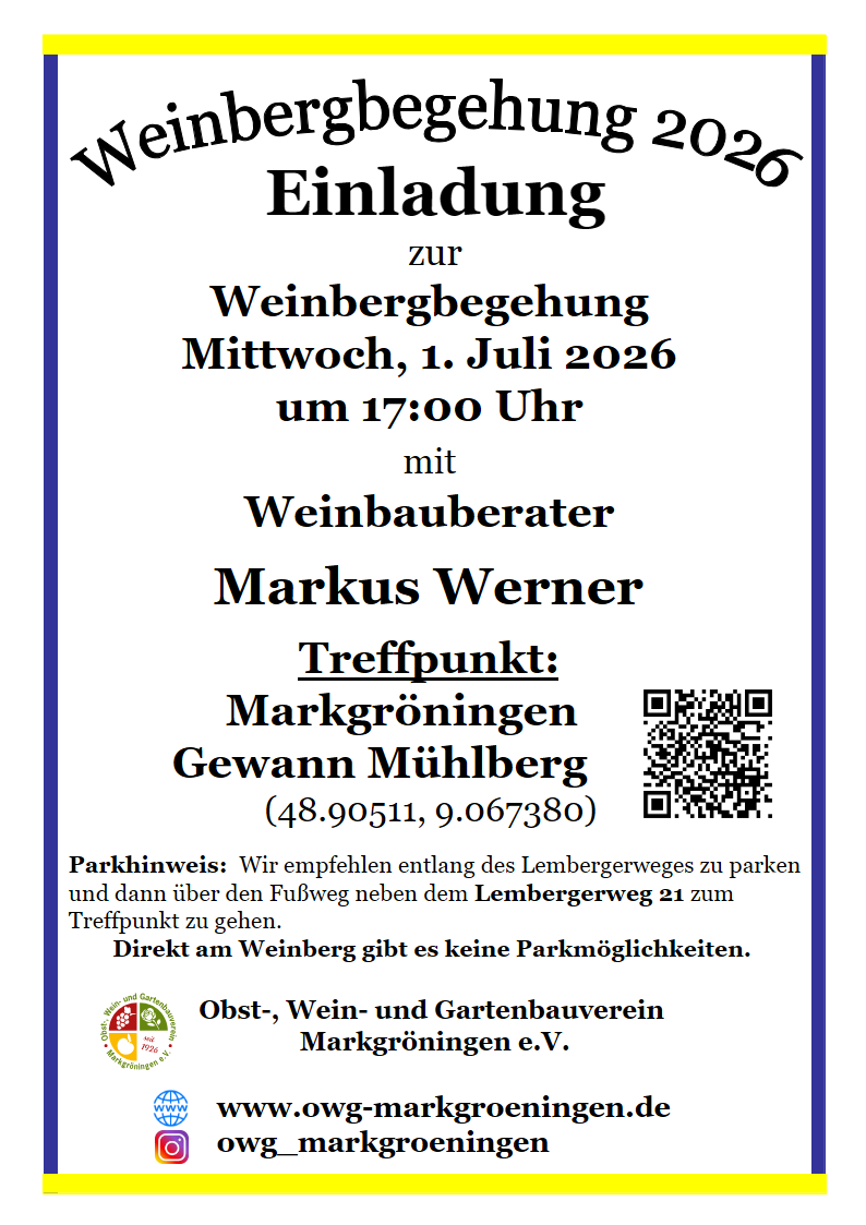 Weinbergbegehung 2026
