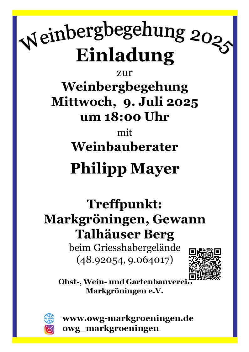 Weinbergbegehung 2025